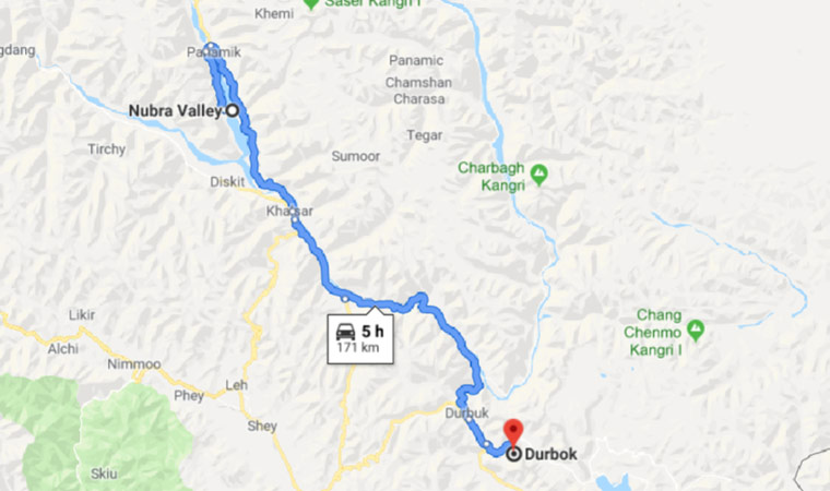 How to reach Ser Bhum Camp Durbuk from Leh Photo How to reach Ser Bhum Camp Durbuk from Leh